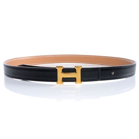 hermes belt noir gold